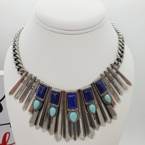 AZTEC TARGET‎ NECKLACE SILVER SPRING SUMMER.NWT - Picture 14 of 14